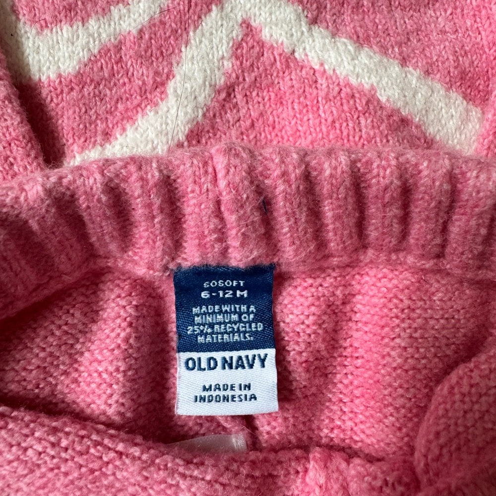Pink Knit Bow Sweater and Pants Set NWOT - Picture 3 of 3